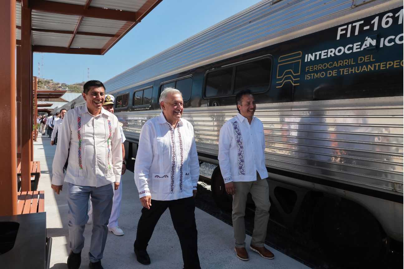 Inaugura Gobierno de México Línea Z del Tren Interoceánico del Istmo de Tehuantepec