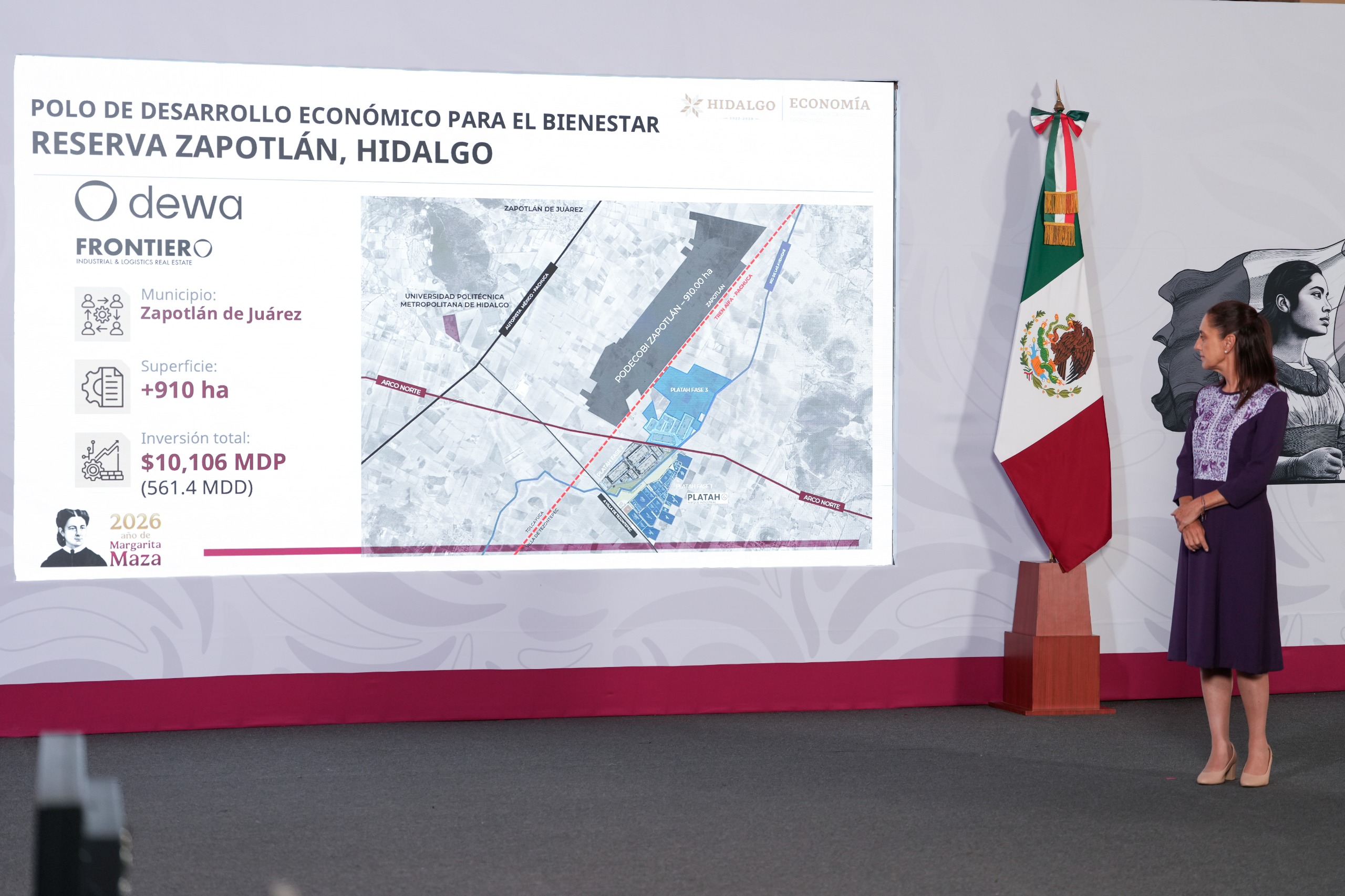 Anuncian inversión de más de 10 mil mdp para Polo de Desarrollo en Hidalgo