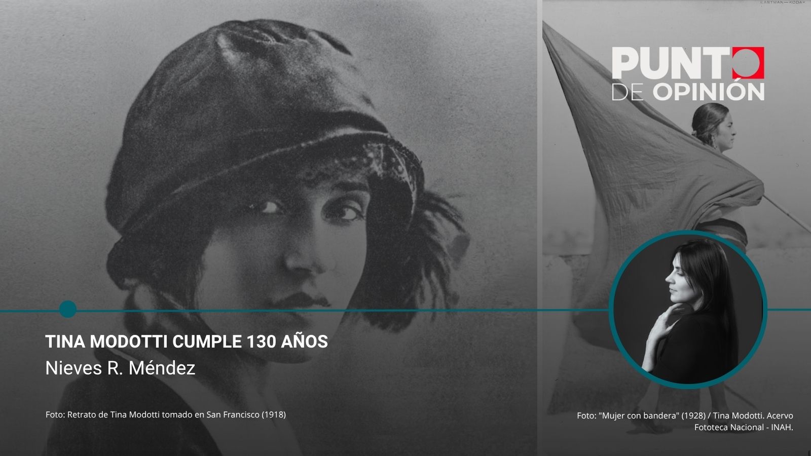 Tina Modotti cumple 130 años