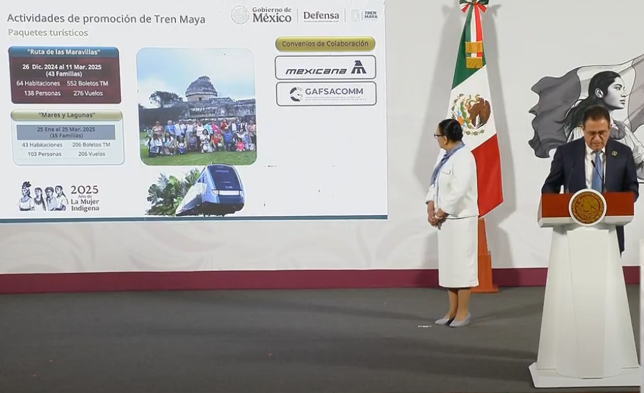 Supera Tren Maya el primer millón de pasajeros movilizados
