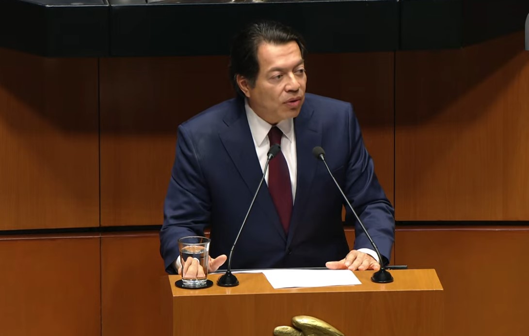 Comparece Mario Delgado, titular de la SEP ante el Senado