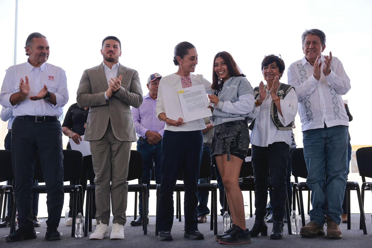“Estamos construyendo bienestar”; Encabeza Claudia Sheinbaum entrega de Viviendas en Juárez, Nuevo León