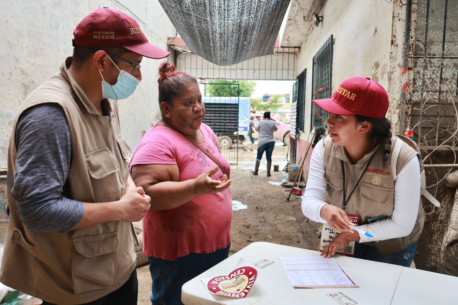 Gobierno de México refuerza acciones para atender la emergencia en Veracruz, Hidalgo, San Luis Potosí, Puebla y Querétaro