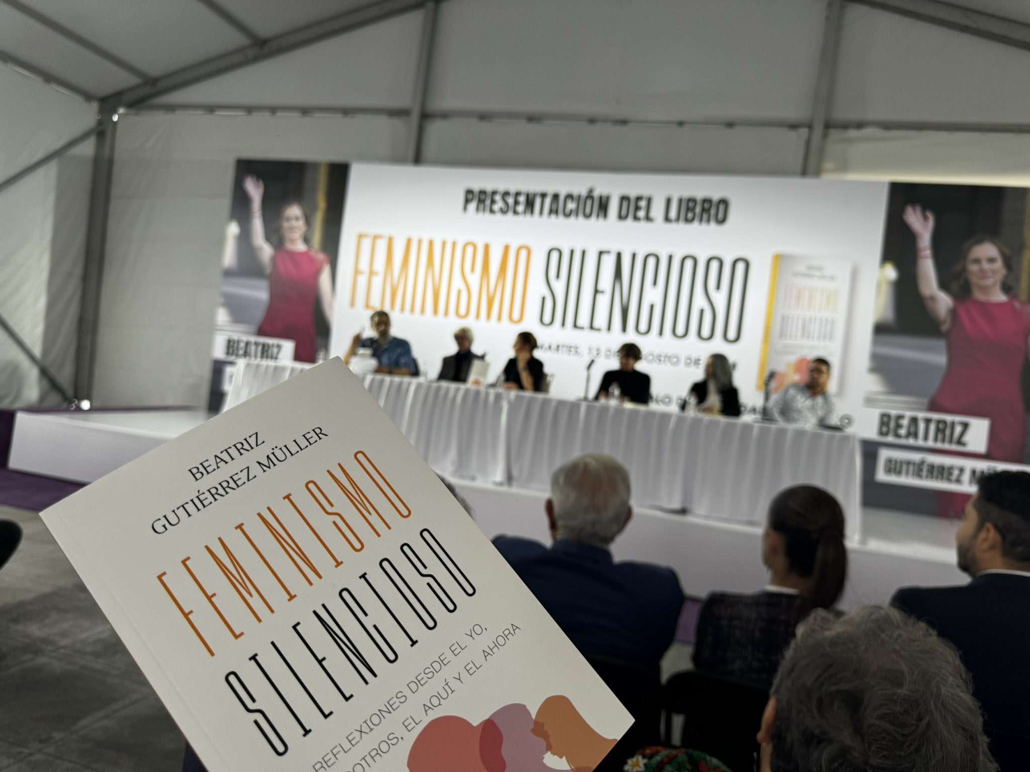 Presenta Beatriz Gutiérrez Müller su libro “Feminismo silencioso. Reflexiones desde el yo, el nosotros, el aquí y el ahora”