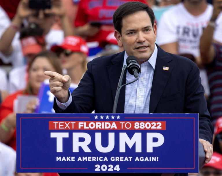 Designa Donald Trump a Marco Rubio como su próximo secretario de Estado