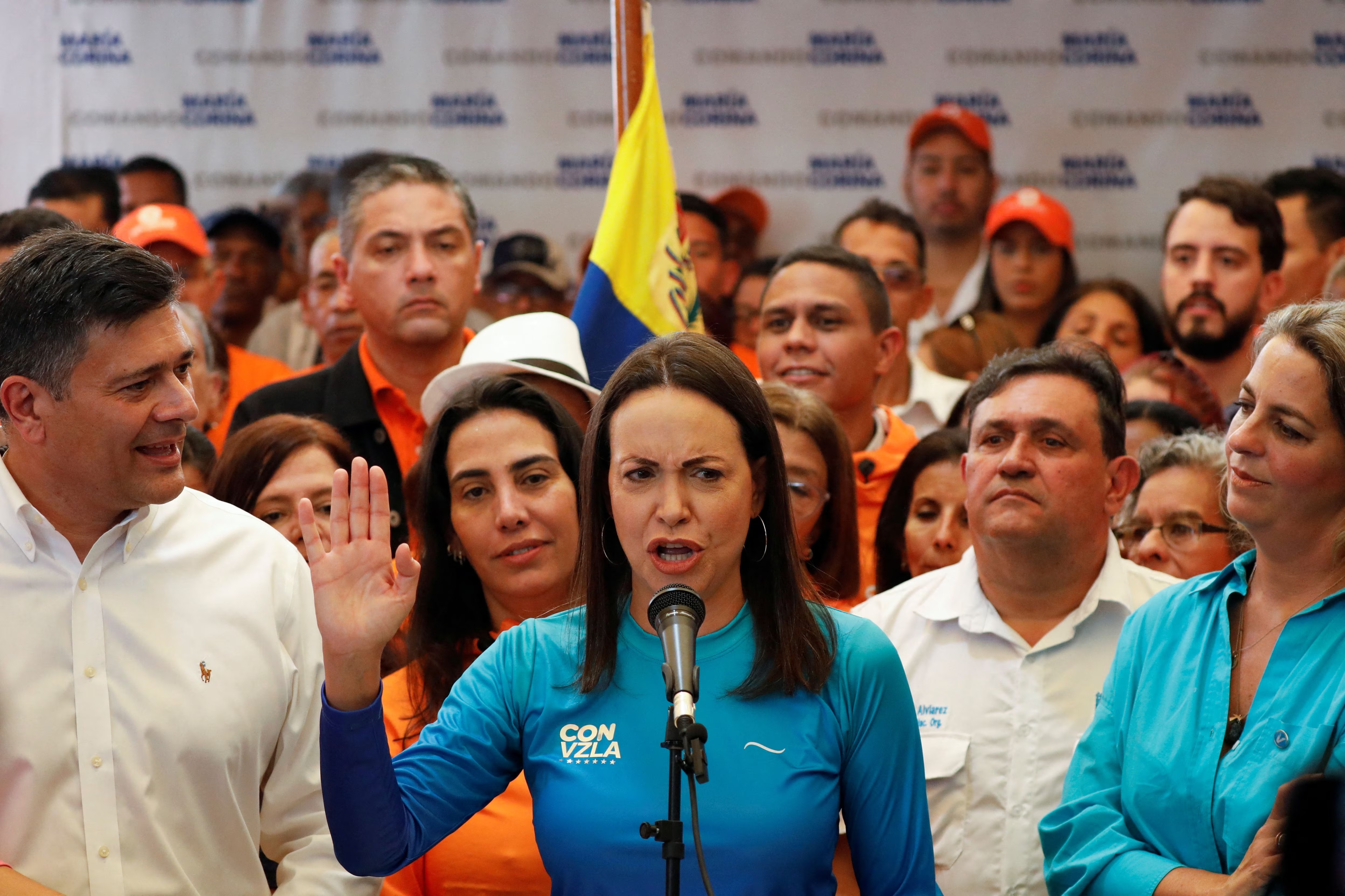 Adelanta María Corina Machados con 93.13% de votos en la elección interna de Plataforma Unitaria en Venezuela