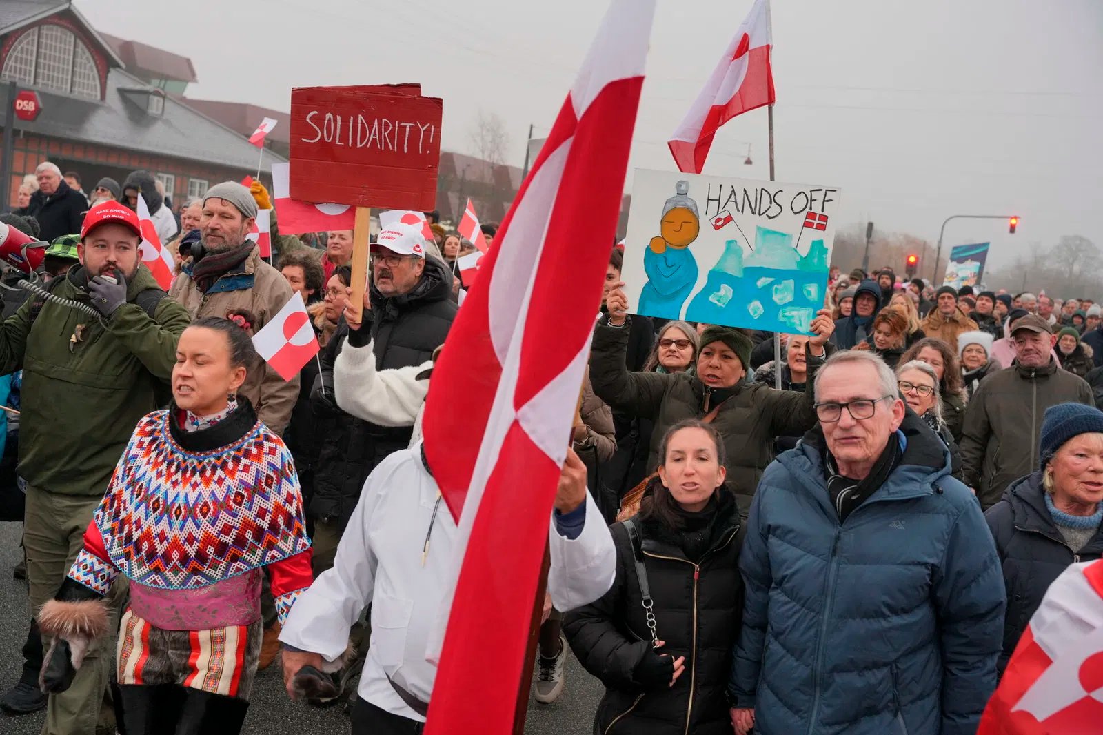 Marchan en Copenhague contra amenazas de Trump sobre Groenlandia