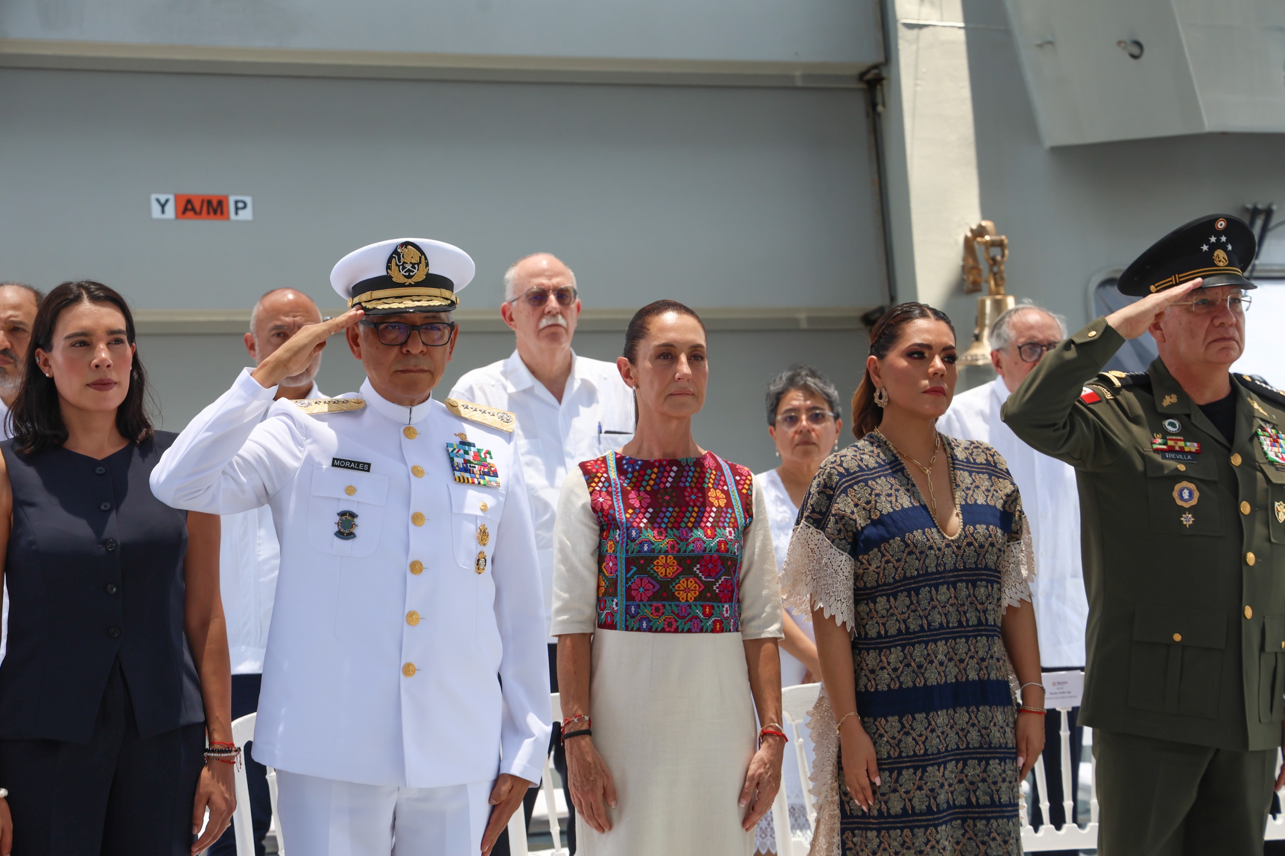 Encabeza la presidenta Claudia Sheinbaum la Ceremonia por el Día de la Marina Nacional