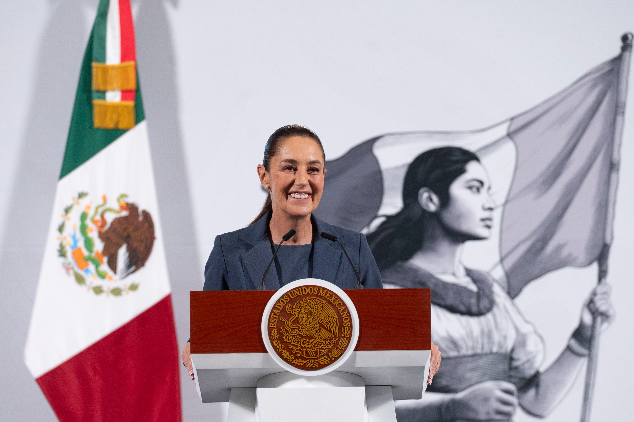 Aprueba 82% gestión de Claudia Sheinbaum en primeros 7 meses de gobierno