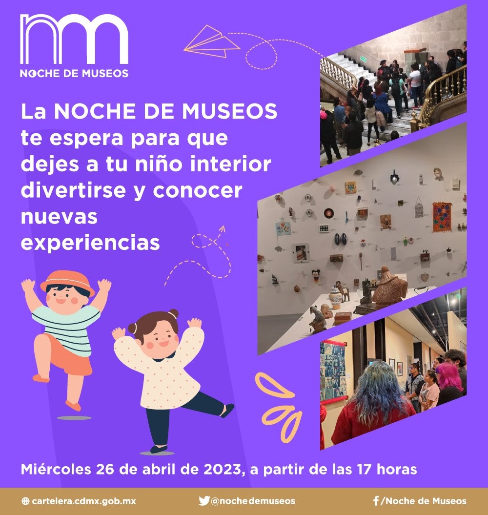 Dedican al Día del Niño y la Niña la Noche de Museos