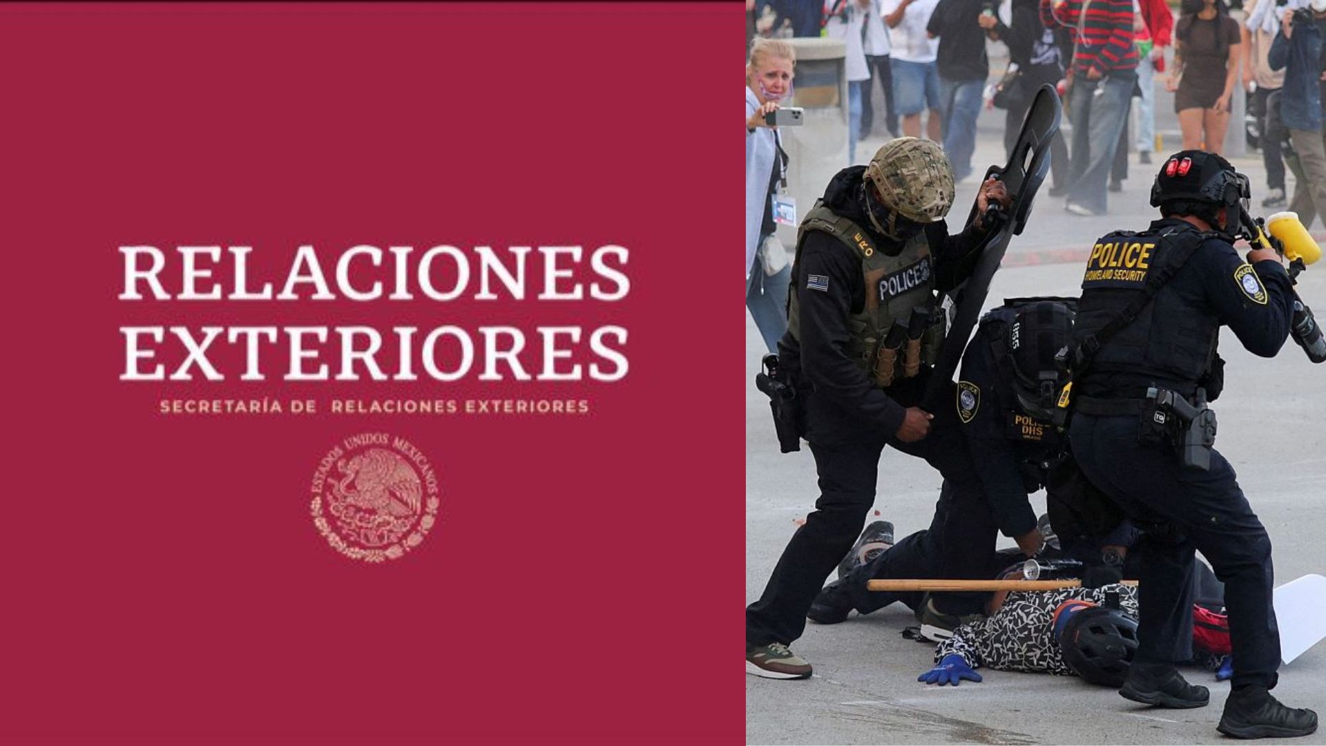 Expresa la Secretaría de Relaciones Exteriores su preocupación por los operativos contra migrantes en Los Ángeles, California