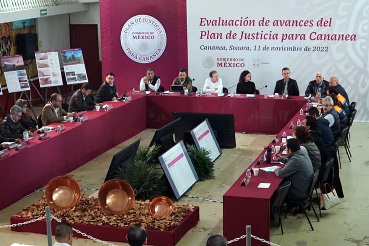 Avanza Gobierno de México con Plan de Justicia de Cananea