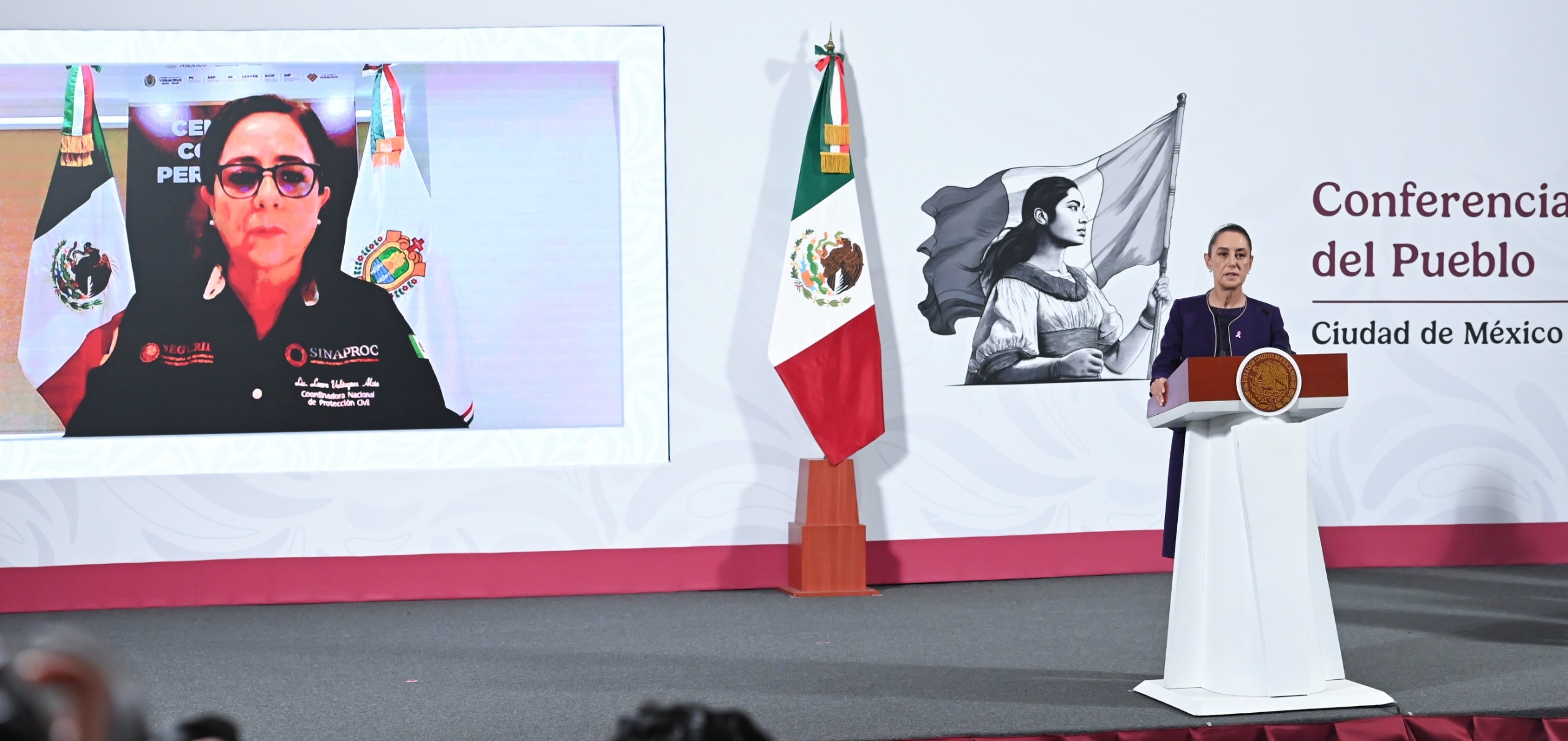 “Seguiremos informando de forma diaria los avances de atención a la contingencia por las lluvias”: Claudia Sheinbaum