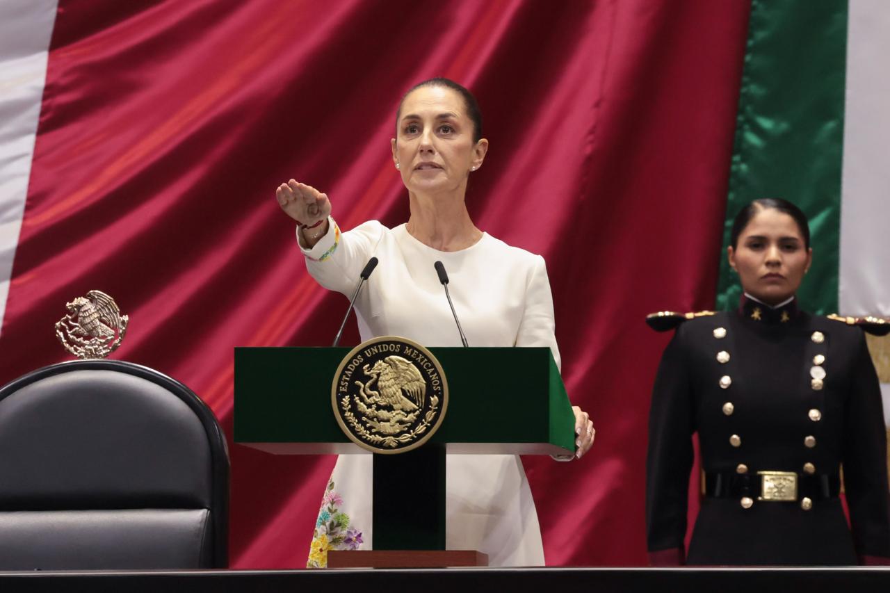 Rinde protesta Claudia Sheinbaum como la primer Presidenta de México