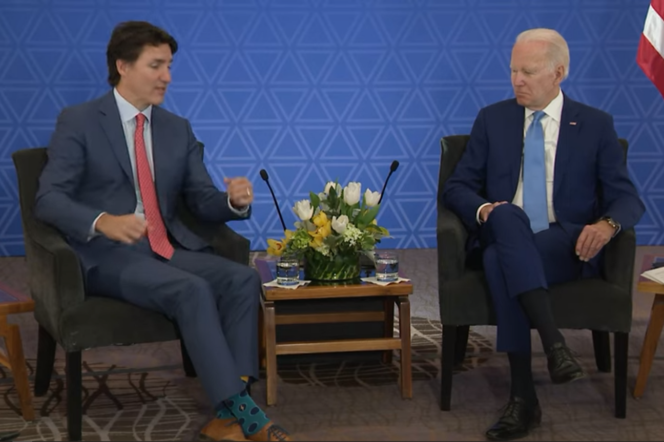 Sostienen Joe Biden y Justin Trudeau reunión bilateral
