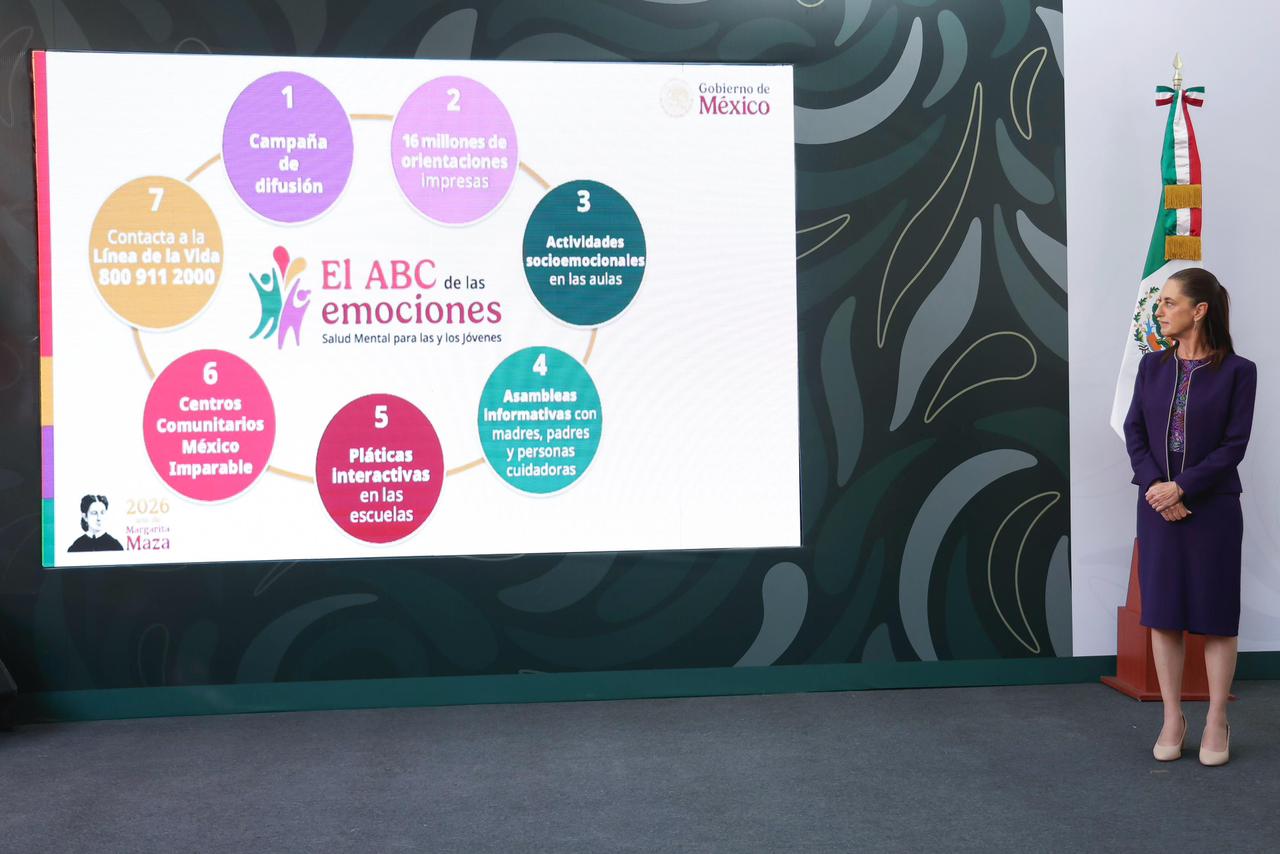 Presenta Gobierno de México el “ABC de las emociones” para atender el bienestar emocional de estudiantes