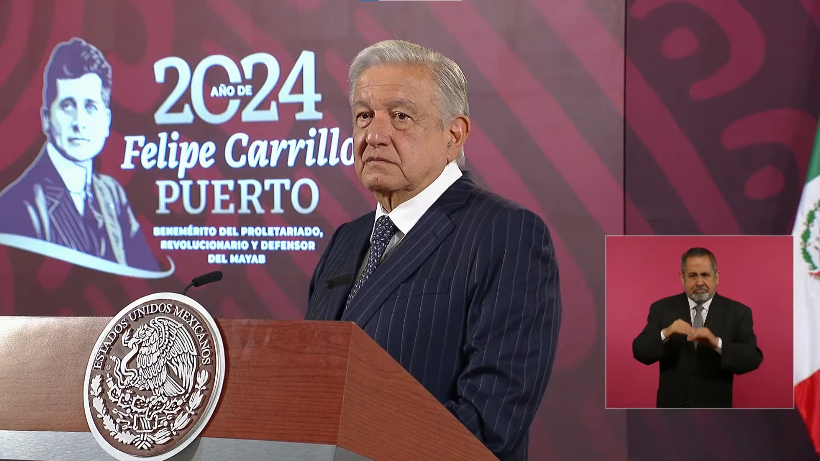 Denuncia López Obrador que EEUU miente en su informe anual sobre Derechos Humanos