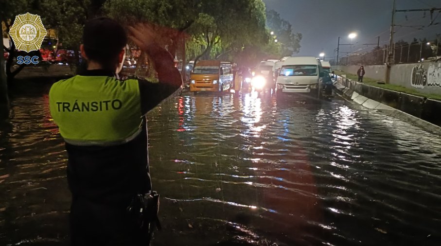 Despliega Gobierno de la CDMX Operativo Tlaloque para atender afectaciones tras fuertes lluvias
