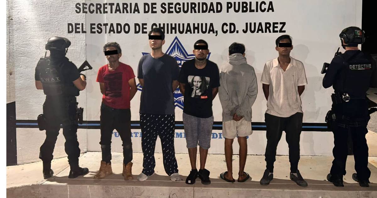 Detienen a cinco presuntos polleros en Ciudad Juárez