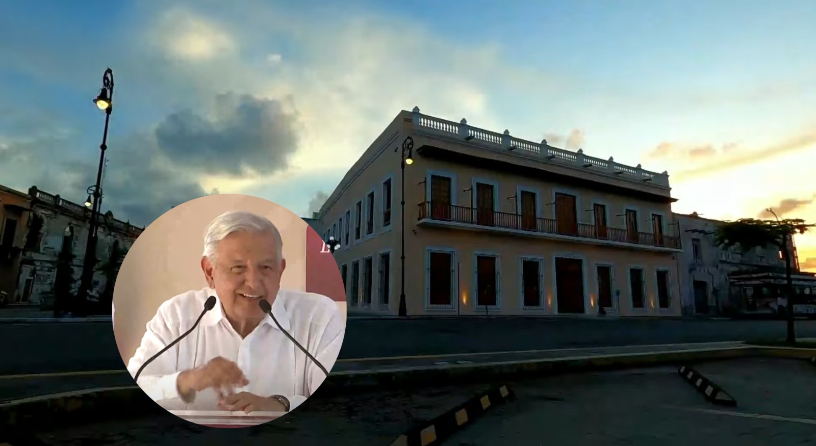 Inaugura López Obrador Centro Cultural "Leyes de Reforma" en Veracruz