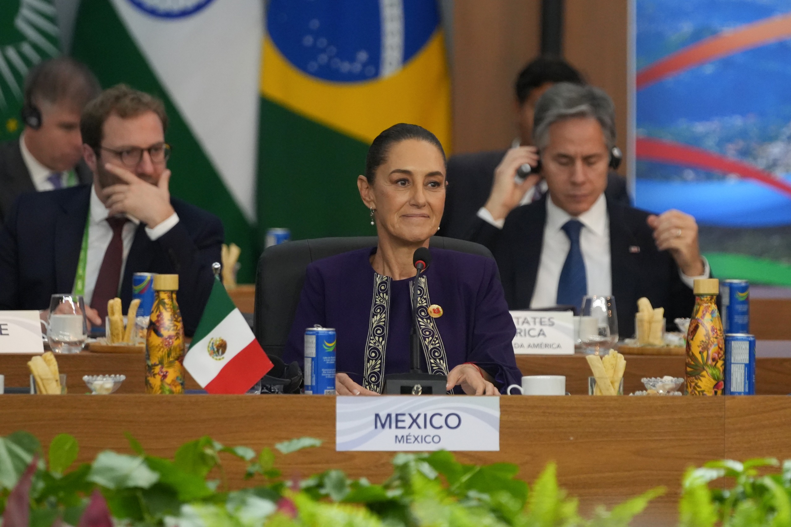 Propone Claudia Sheinbaum en el G20 destinar 1% del gasto militar a Sembrando Vida