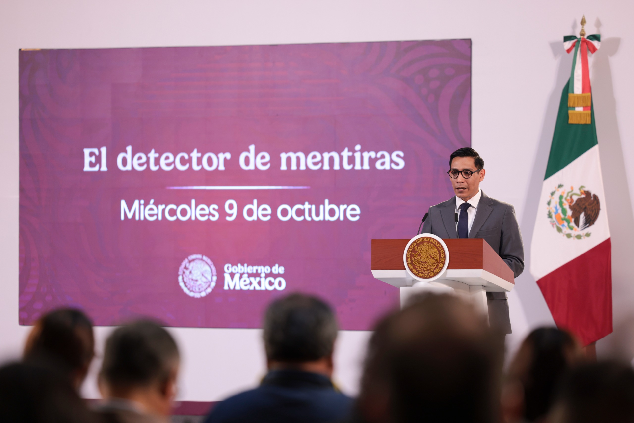 Inaugura Claudia Sheinbaum “Detector de Mentiras” durante la “Mañanera del Pueblo”