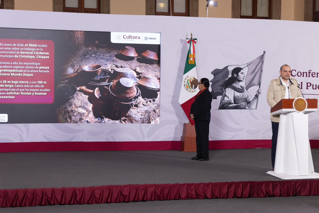 Una cueva, 13 ofrendas y 179 piezas: el nuevo hallazgo del INAH