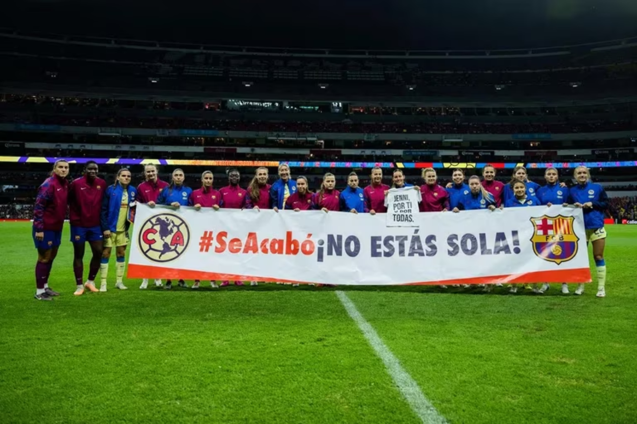 “#SeAcabó, ¡NO ESTÁS SOLA!”: apoyan jugadoras del América y Barcelona a la futbolista Jenni Hermoso