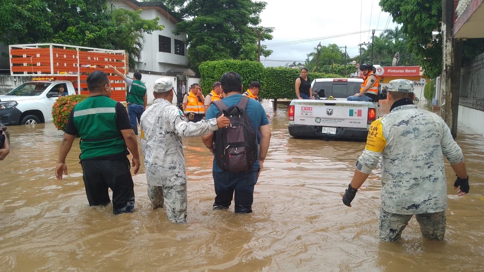 Activan Plan DN-III-E y Plan Marina en diversos estados ante fuertes precipitaciones