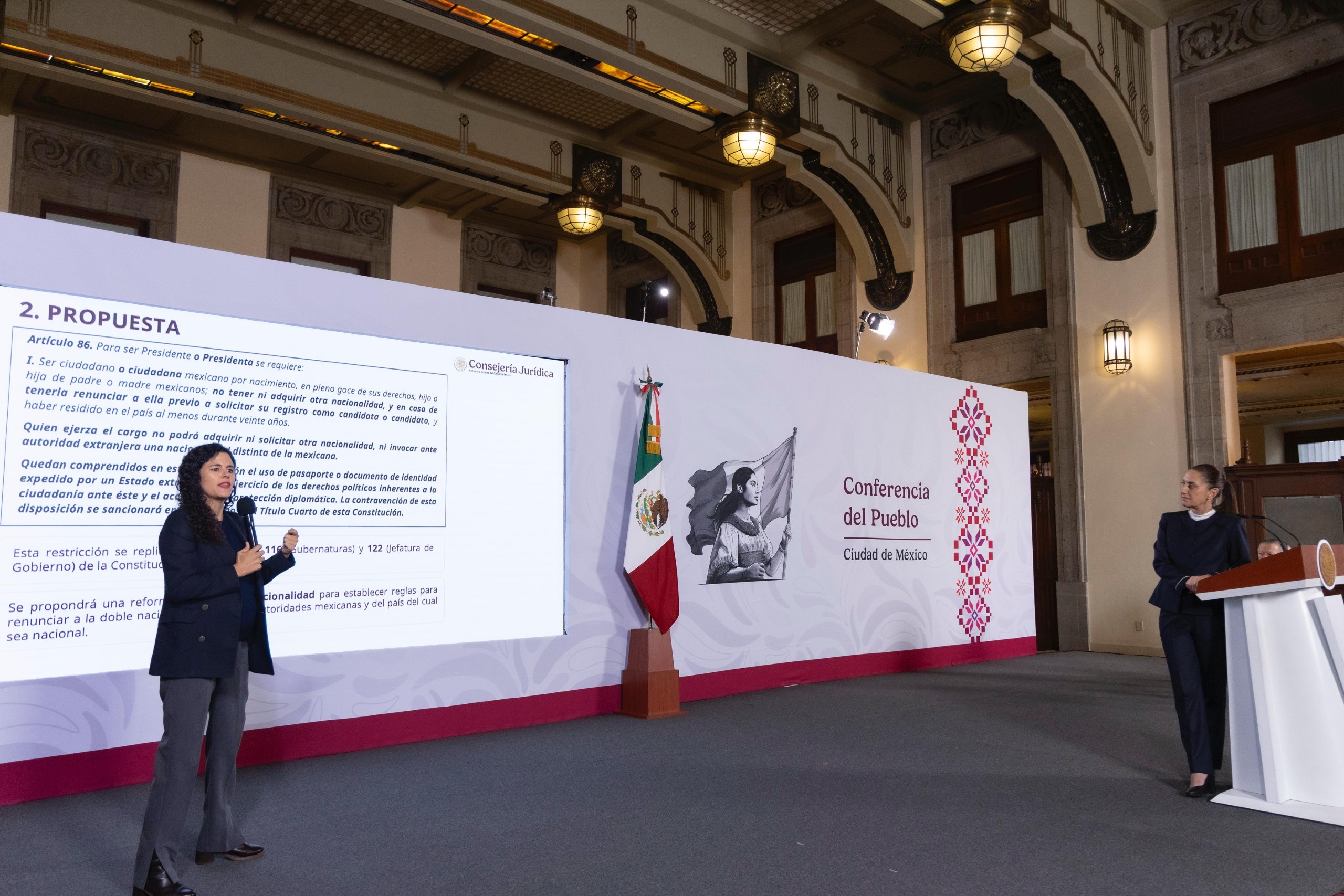Presenta Claudia Sheinbaum iniciativa para que aspirantes a la Presidencia y gubernaturas renuncien a segunda nacionalidad