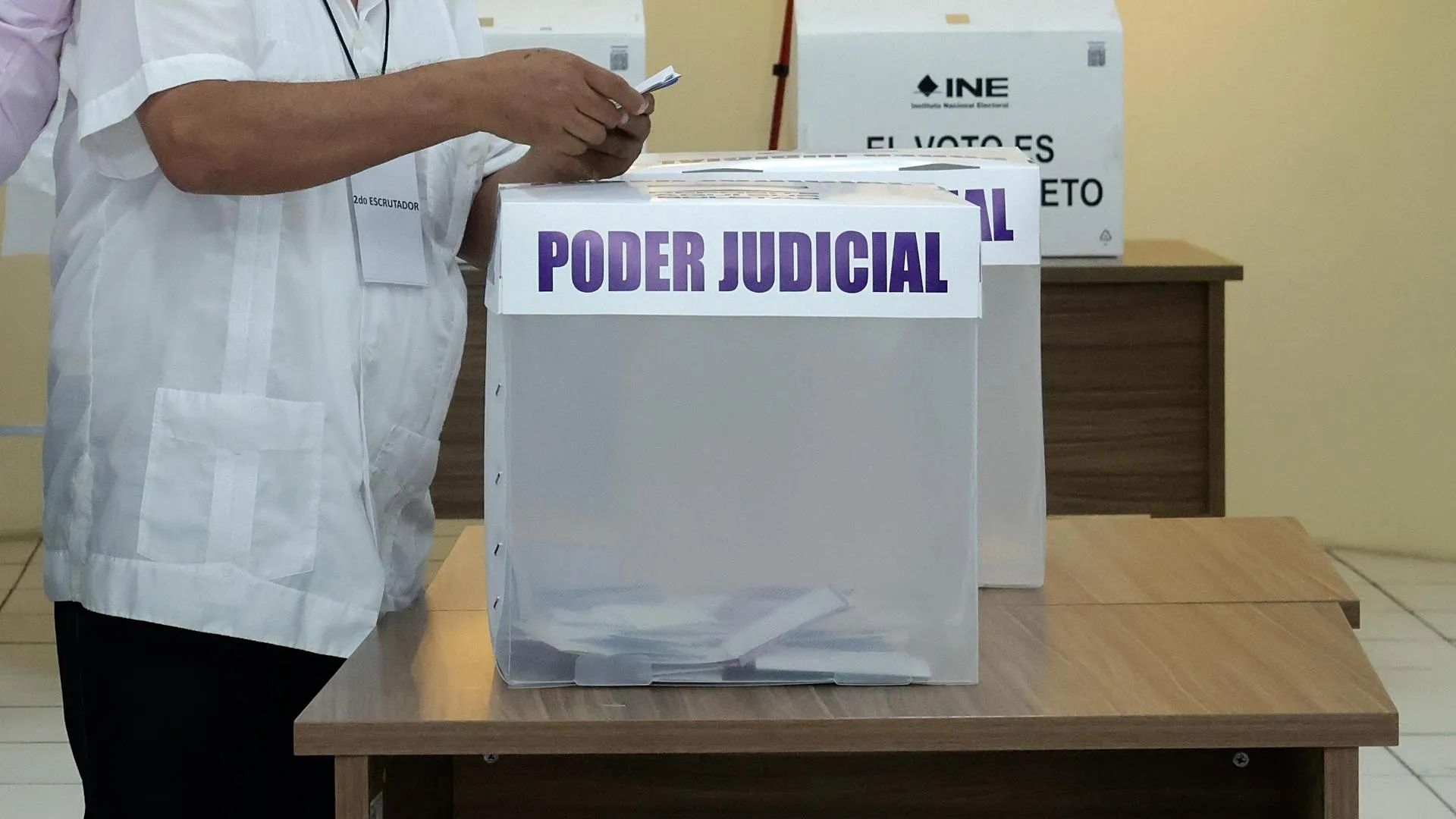 Valida INE autenticidad de boletas y actas para elección extraordinaria del Poder Judicial