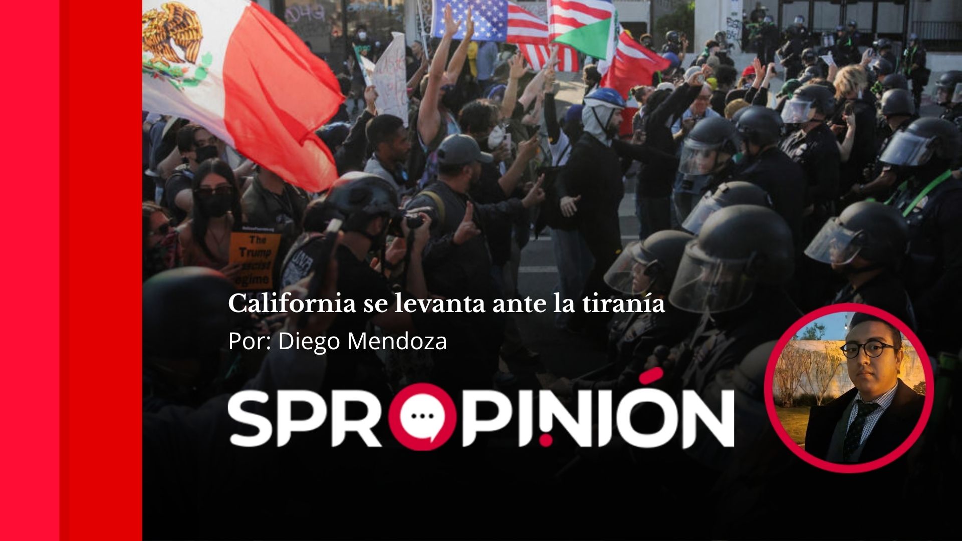California se levanta ante la tiranía