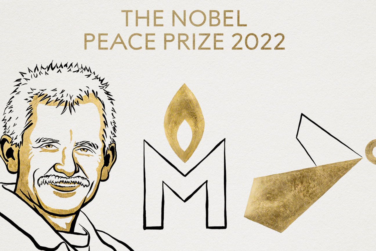 Premio Nobel de la Paz 2022 a Ales Bialiatski y dos organizaciones