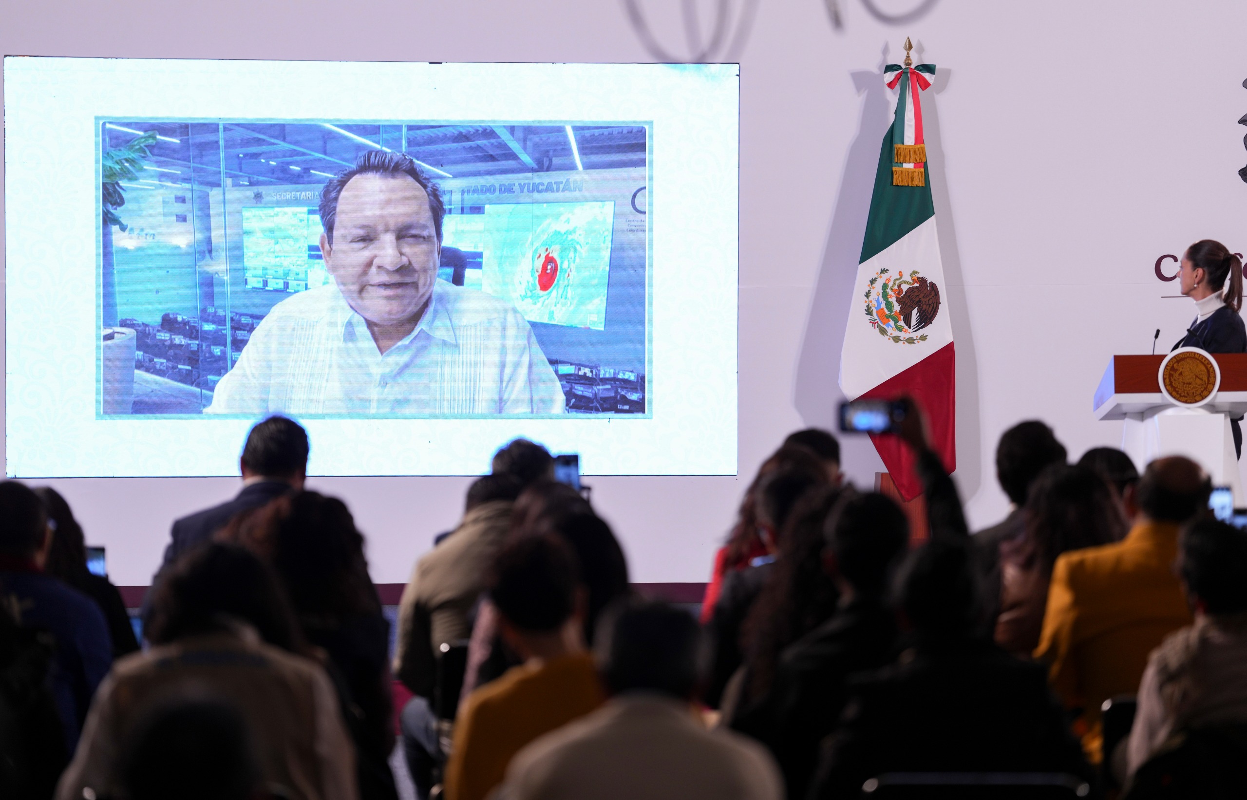 Reportan saldo blanco en Yucatán y Campeche tras el paso de Milton