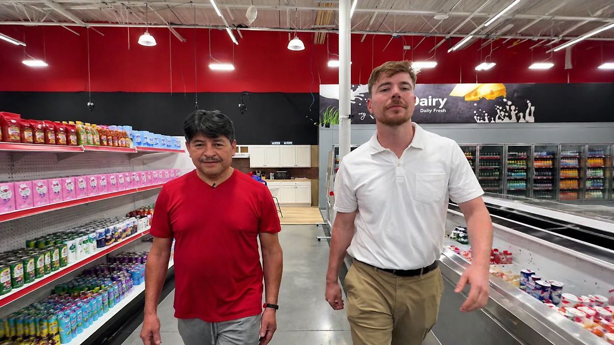 Juan García, el mexicano que pasó 202 días en un supermercado y ganó US$1 millón con MrBeast