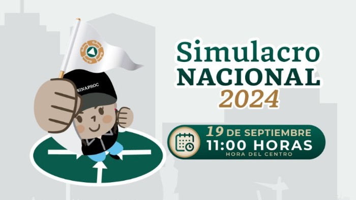 Se realizó el Simulacro Nacional 2024