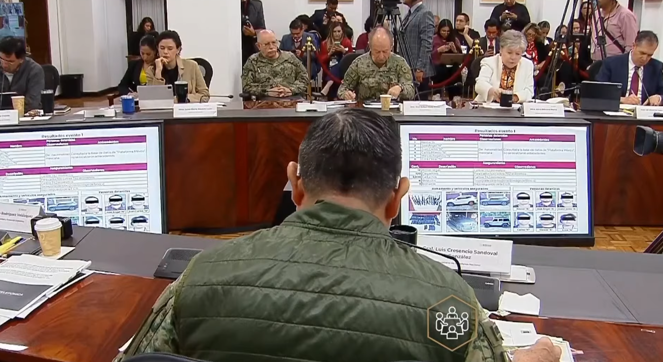 Presentan resultados sexenales del Gabinete de Seguridad