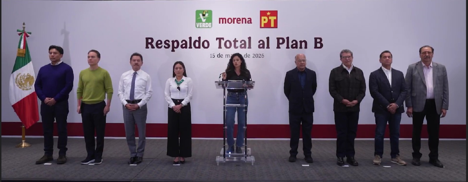 Anuncian Morena, PT y PVEM respaldo al “Plan B” de la reforma electoral de la presidenta Claudia Sheinbaum