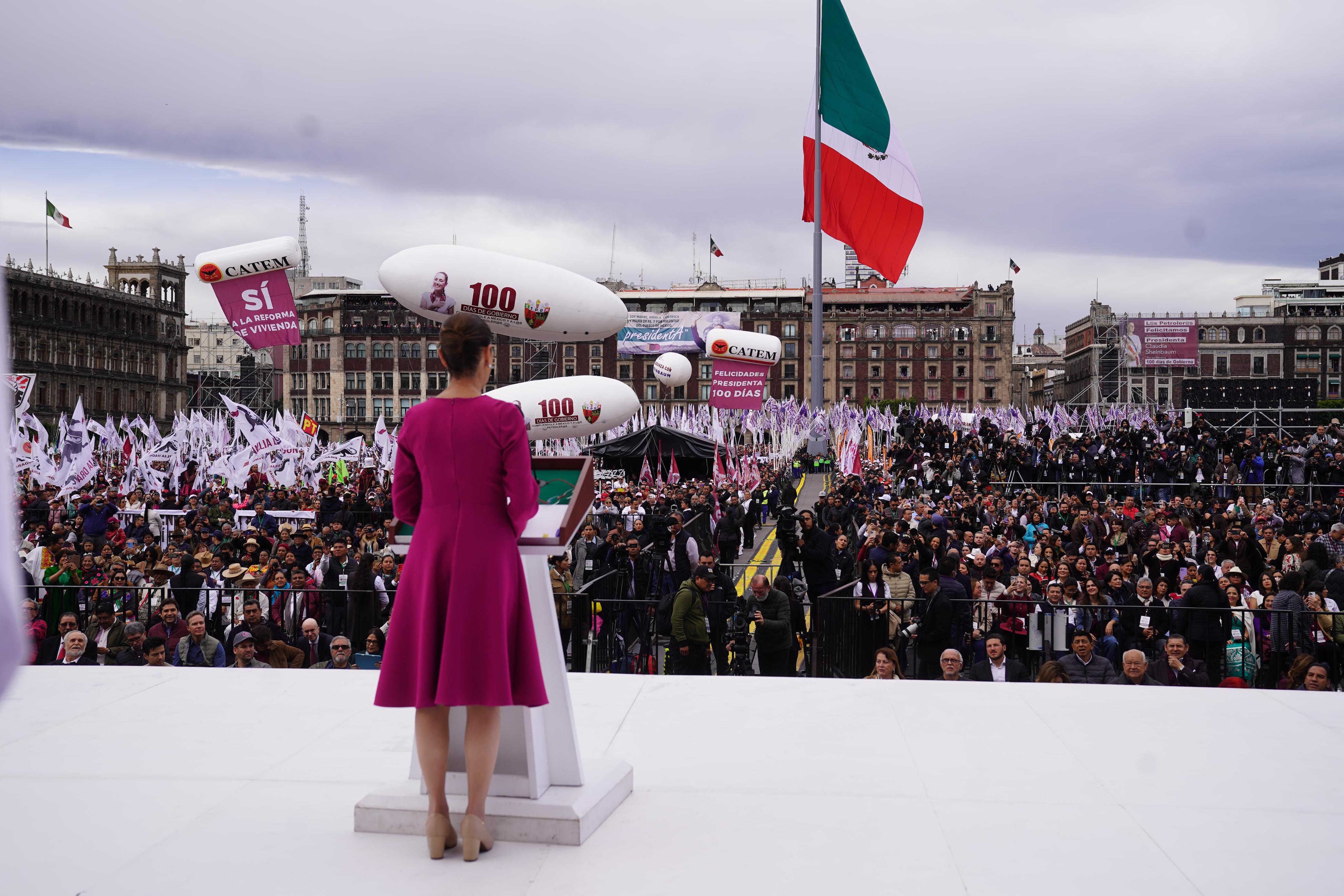 Reformas, aumento al Salario Mínimo y soberanía nacional: 100 días de Gobierno de la Presidenta Claudia Sheinbaum