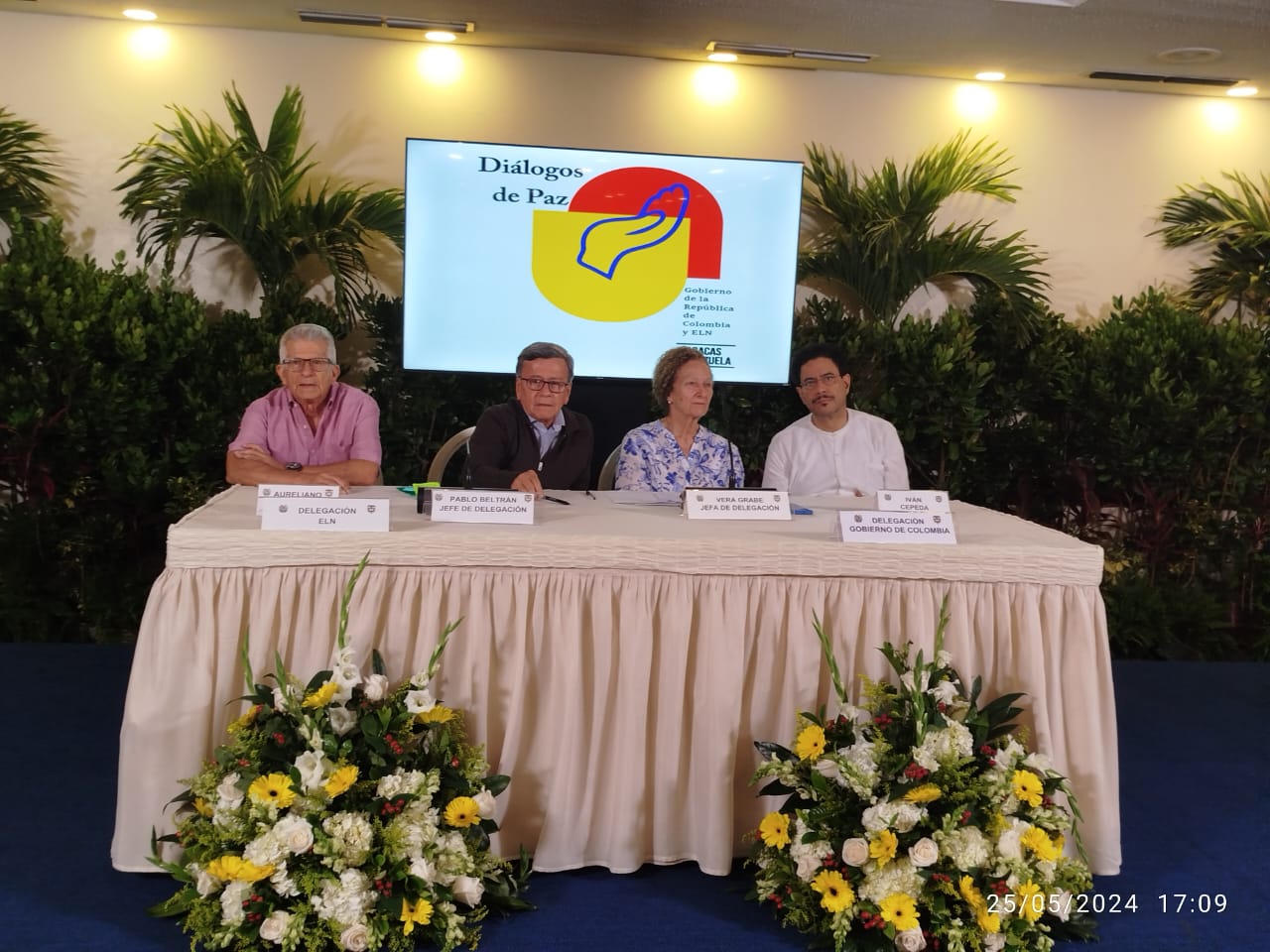Firman Gobierno de Colombia y ELN primer punto del Acuerdo de la Paz