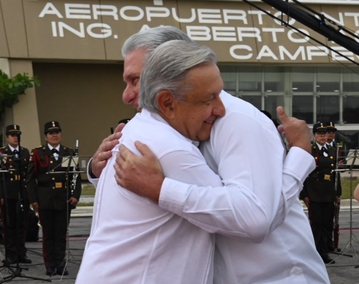 Concluye la visita del presidente Díaz-Canel, México ratifica la condena al bloqueo económico contra Cuba