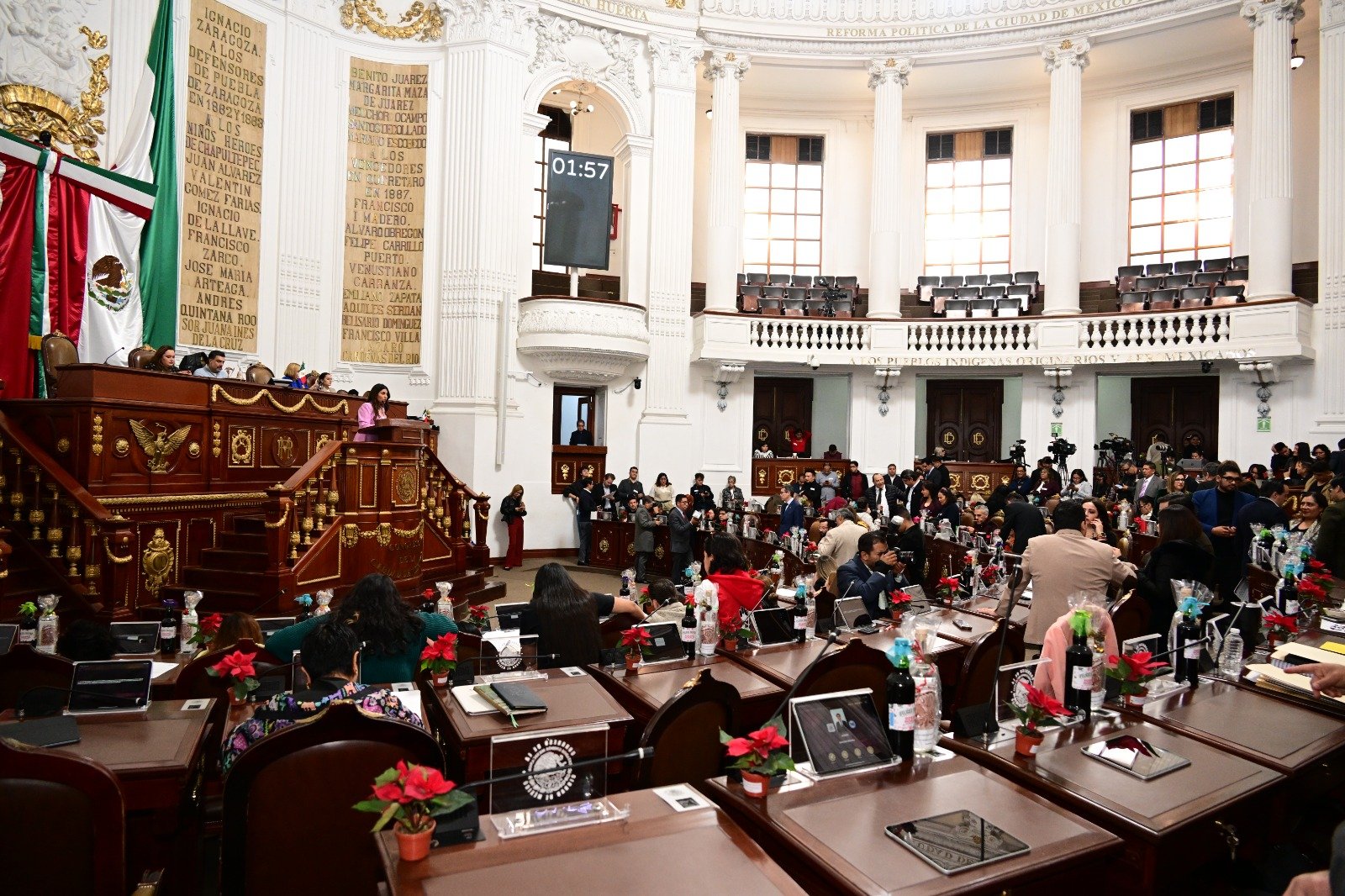 Debate sobre reconfiguración del modelo de transparencia genera confrontación en el Congreso capitalino