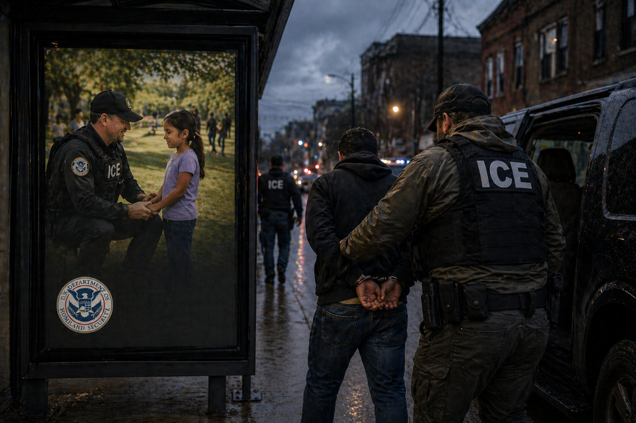 Impulsan desde la Casa Blanca campaña para reescribir la imagen de ICE