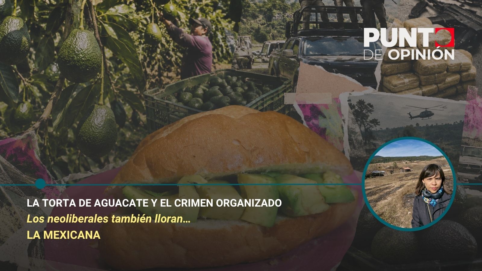 La torta de aguacate y el crimen organizado