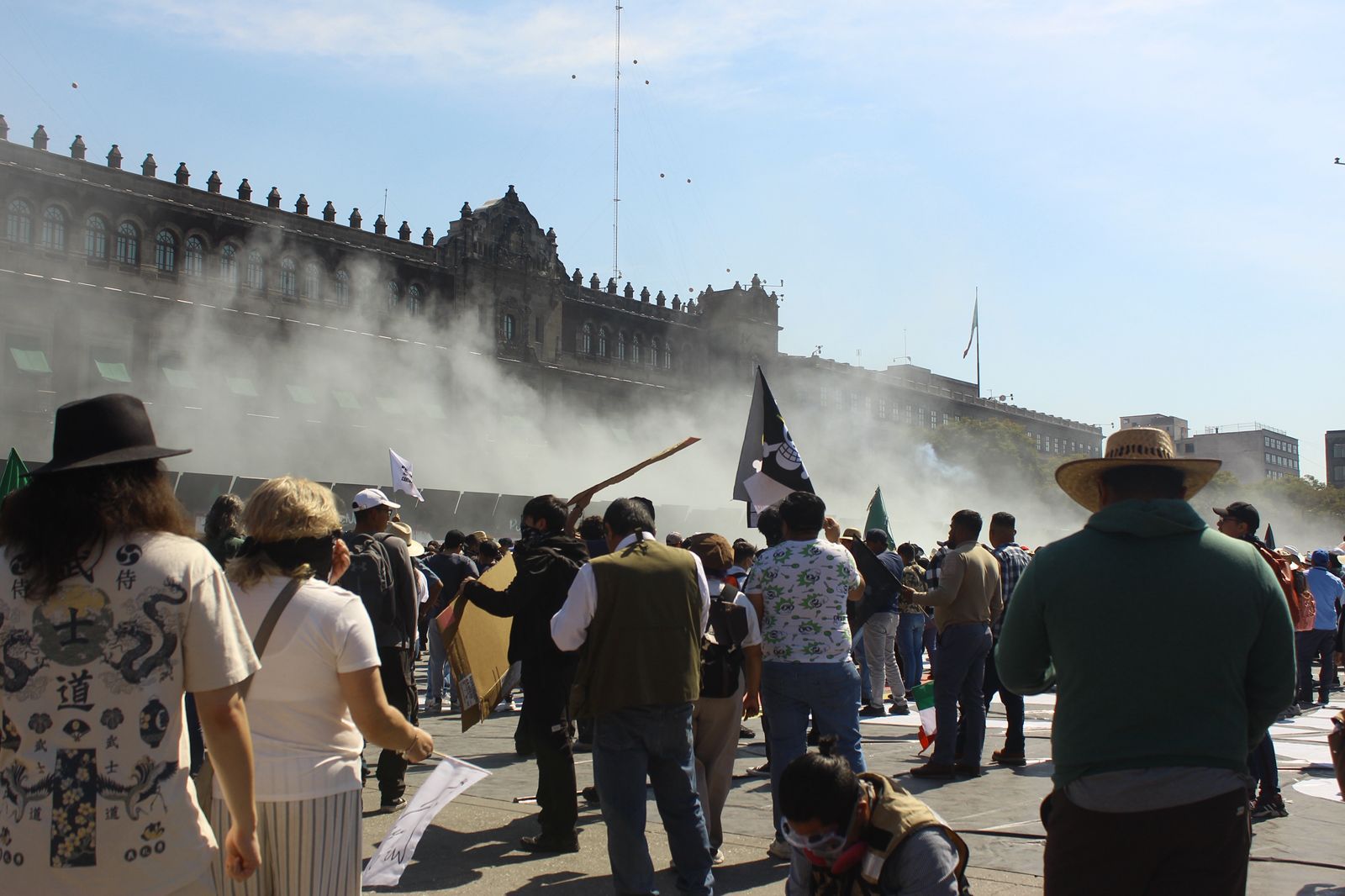 Condena Hugo Aguilar actos violentos tras marcha de la oposición del 15 de noviembre