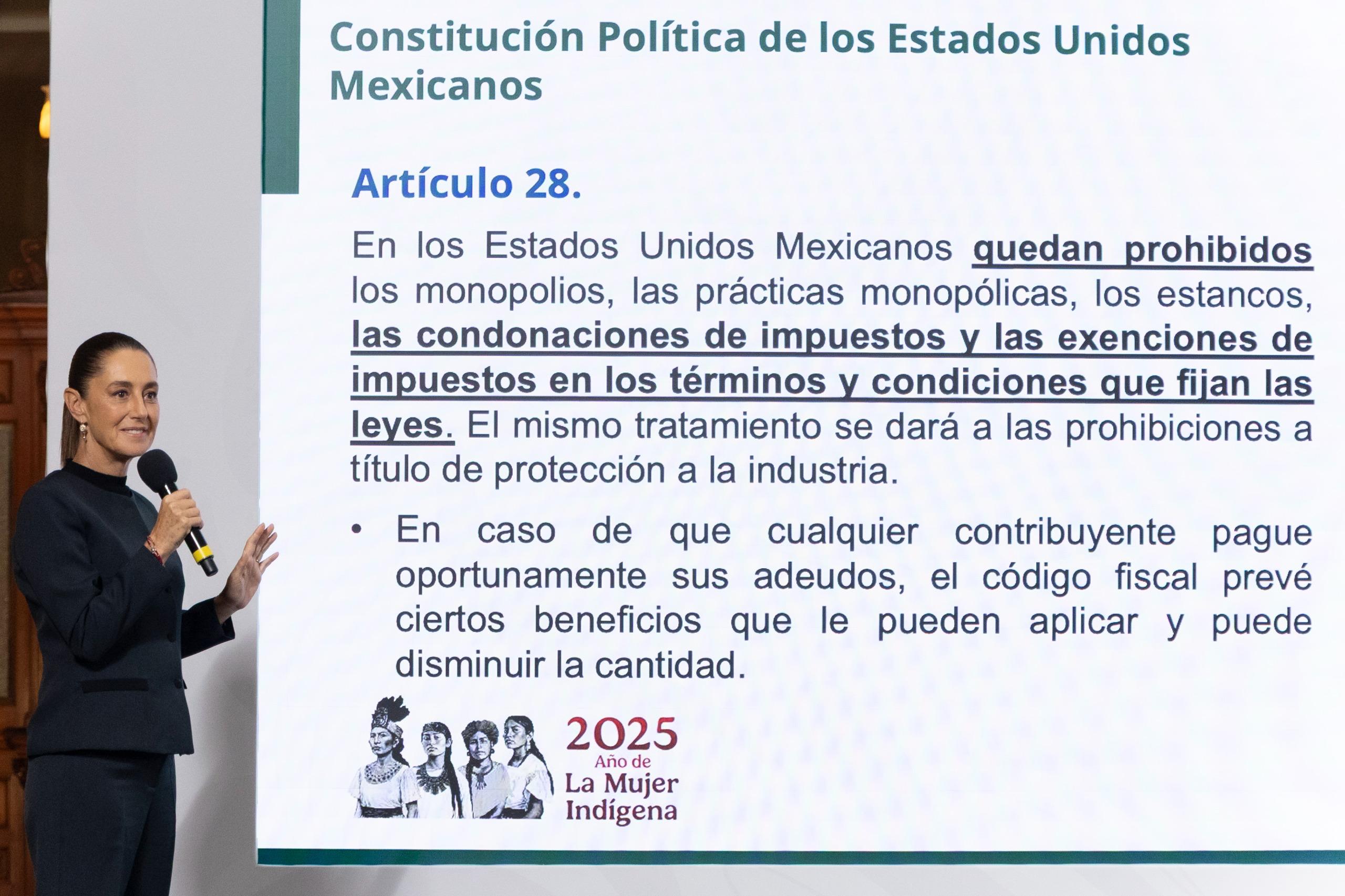“Esto no es un asunto de negociación en lo oscurito”: Rechaza Claudia Sheinbaum solicitud de Grupo Salinas para negociar adeudo fiscal