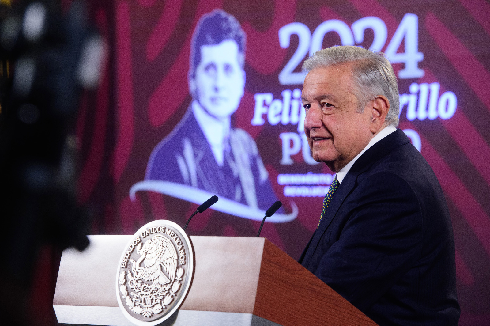 Pronostica López Obrador crecimiento del 3.5 por ciento en 2024