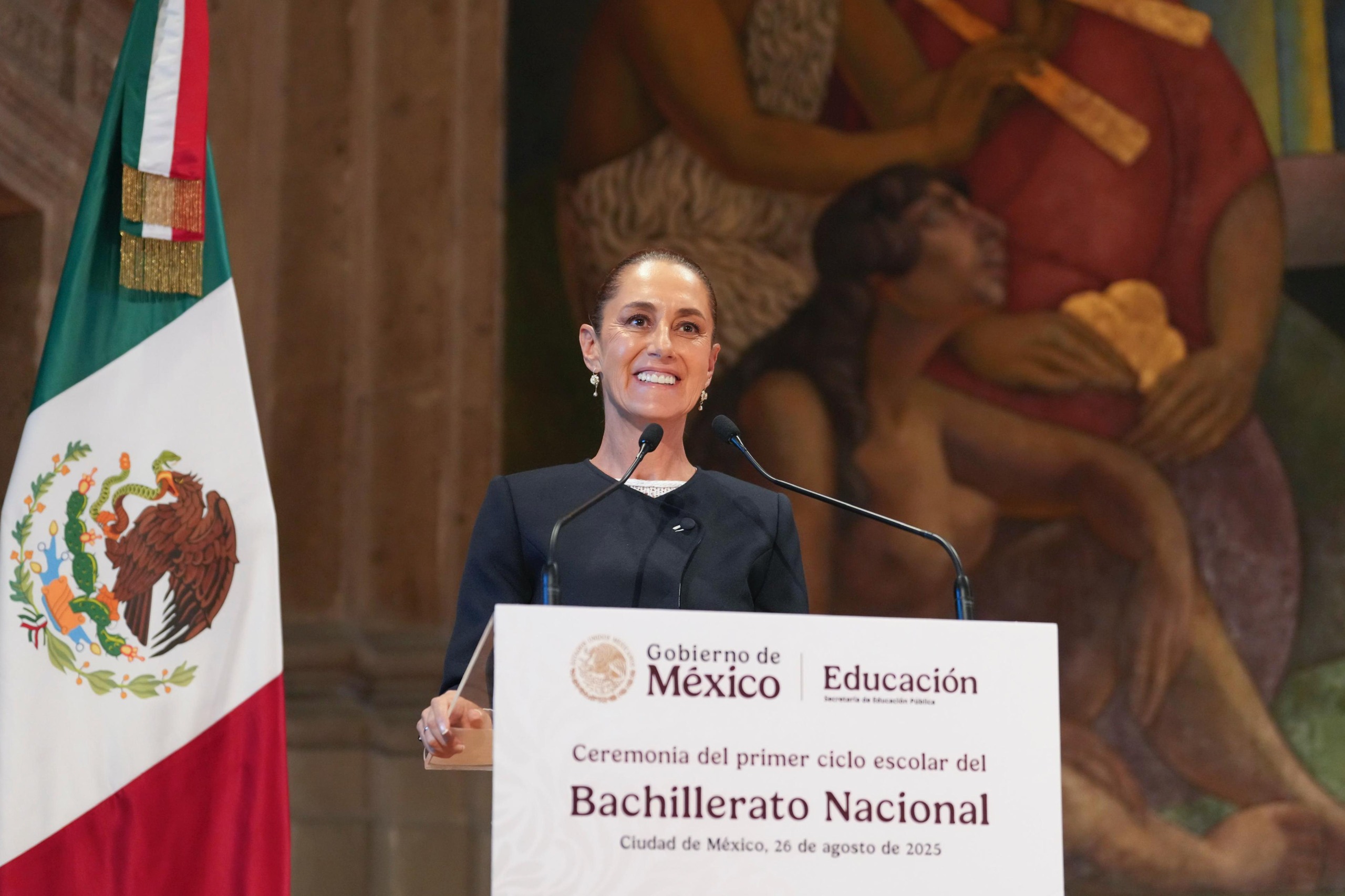 Arranca Claudia Sheinbaum primer ciclo escolar del Bachillerato Nacional