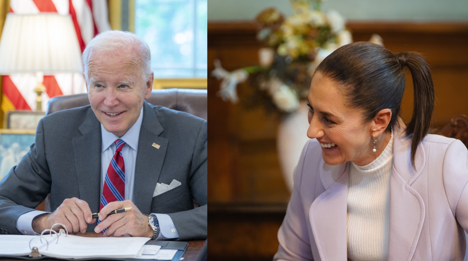 Sostiene llamada Claudia Sheinbaum y Joe Biden sobre la cooperación entre ambos países