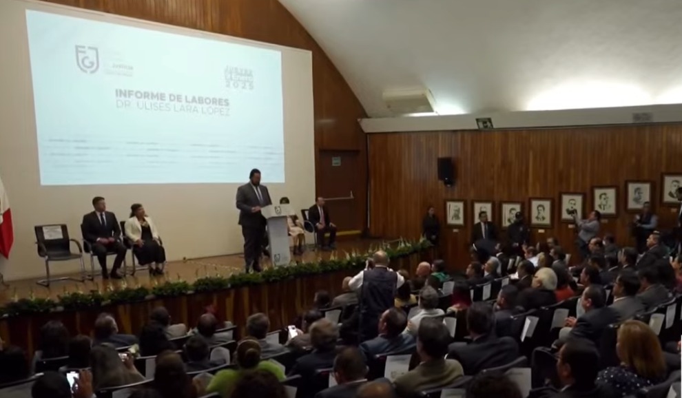 Presenta Ulises Lara su último informe de acciones de la Fiscalía General de Justicia de la Ciudad de México